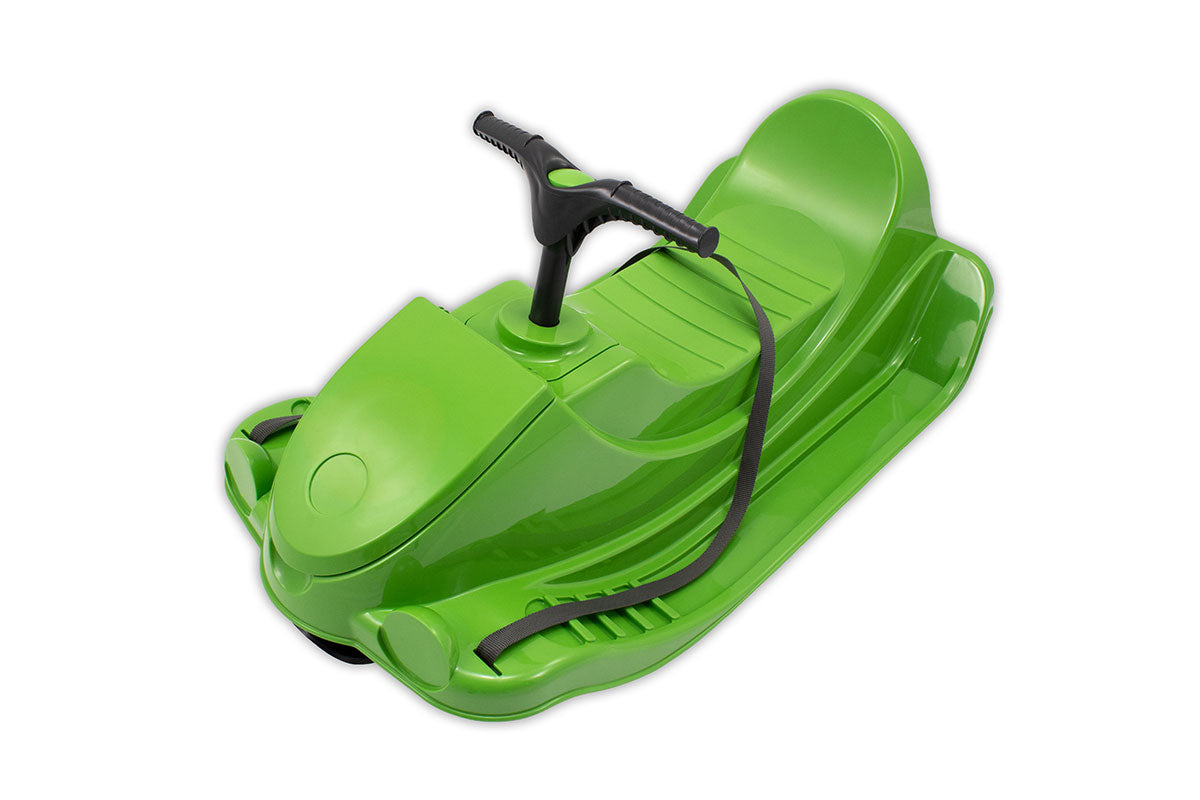 KHW Snow Quad – Luge pour enfants avec volant – verte