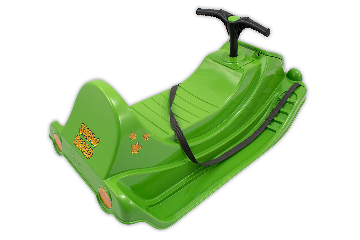 KHW Snow Quad – Luge pour enfants avec volant – verte