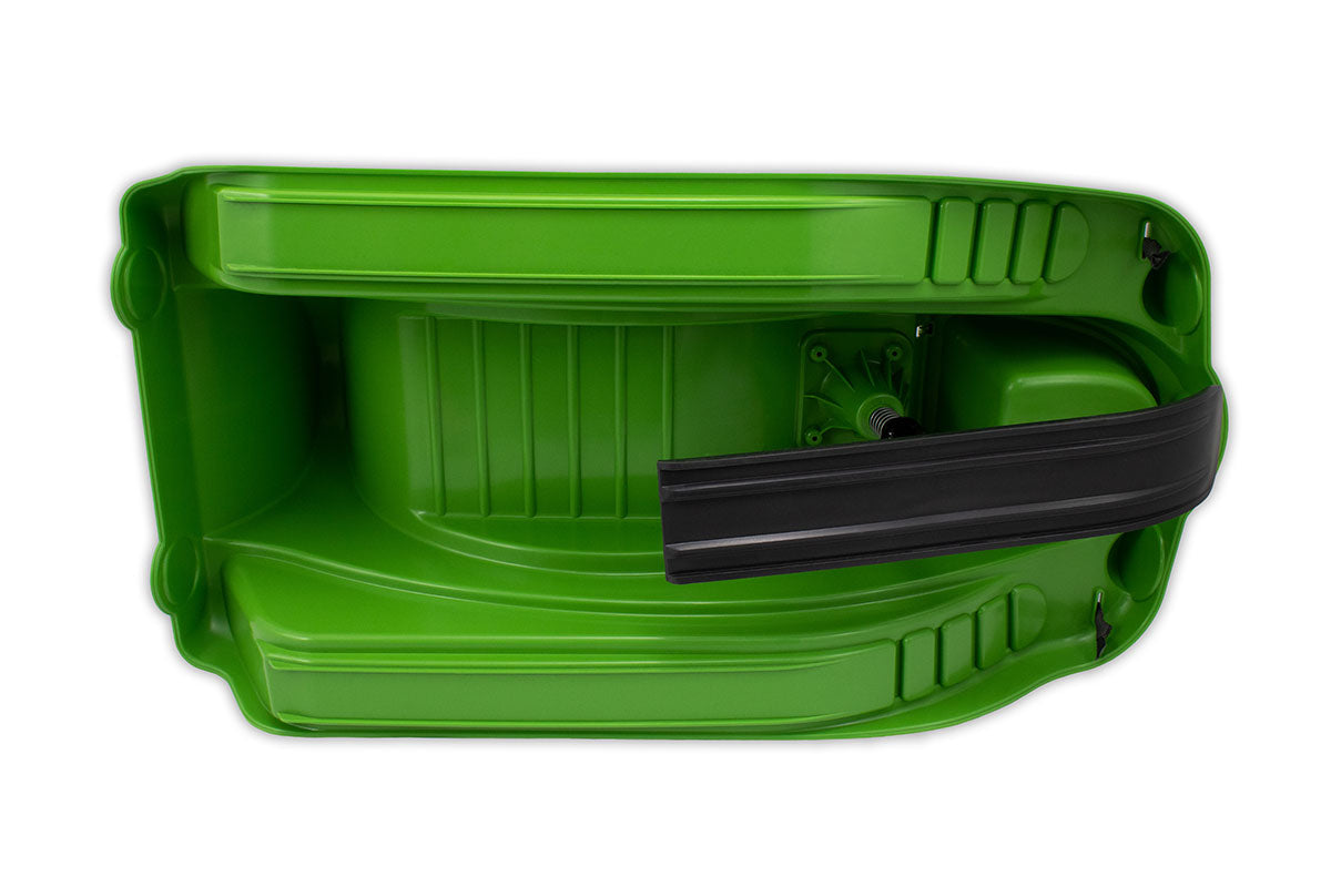 KHW Snow Quad – Luge pour enfants avec volant – verte