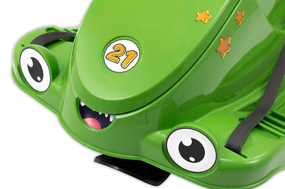 KHW Snow Quad – Luge pour enfants avec volant – verte