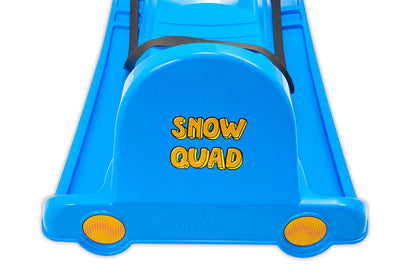 KHW Snow Quad – Luge pour enfants avec volant – bleu glacier
