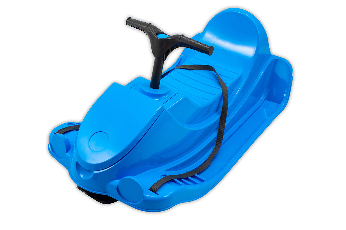 KHW Snow Quad – Luge pour enfants avec volant – bleu glacier