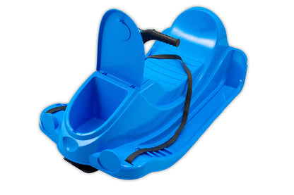 KHW Snow Quad – Luge pour enfants avec volant – bleu glacier