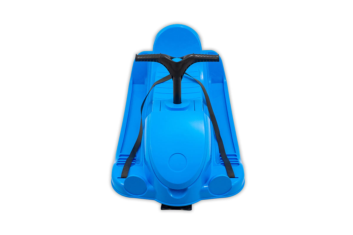 KHW Snow Quad – Luge pour enfants avec volant – bleu glacier