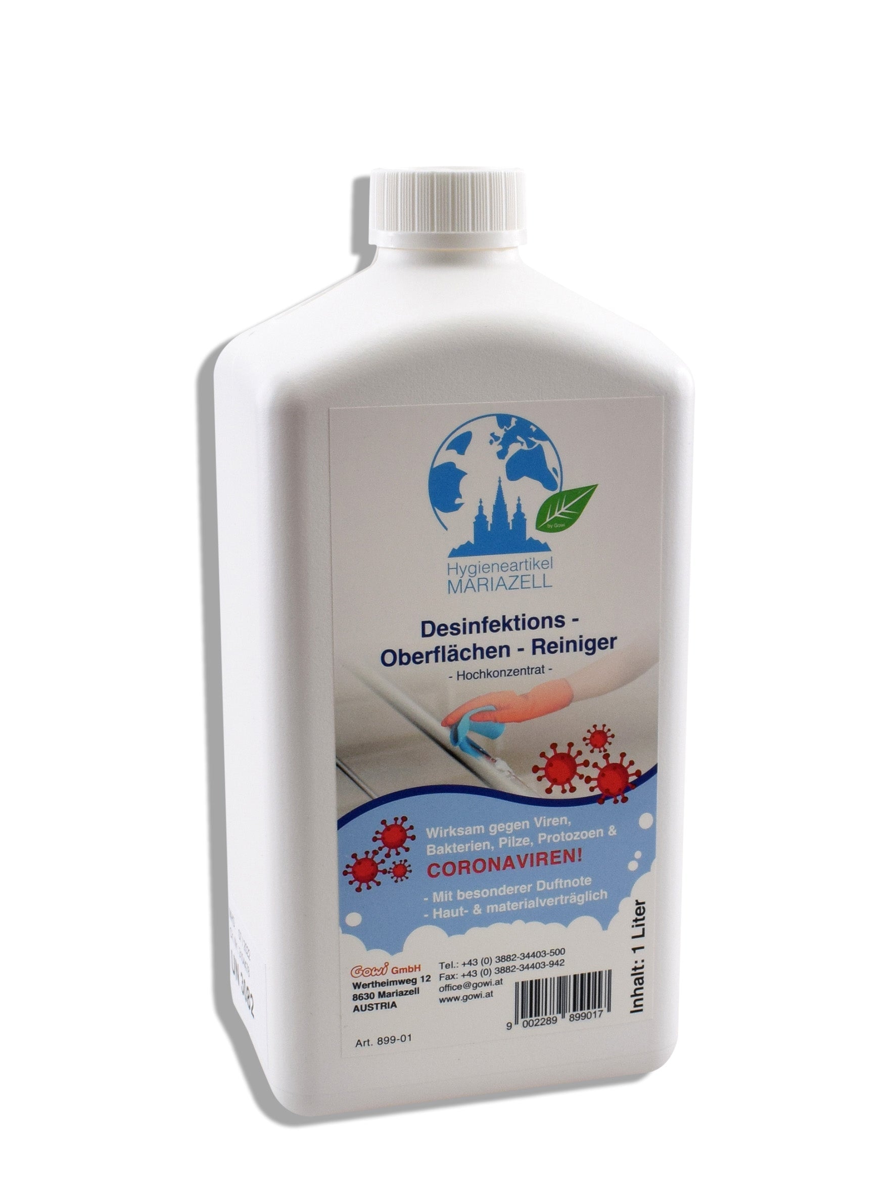 Flächen Desinfektionsreiniger - Konzentrat 1L Hygieneartikel Mariazell BLS GmbH, Kopernikusstraße 1, 74670 Forchtenberg; Kontakt: mail@bls.de
