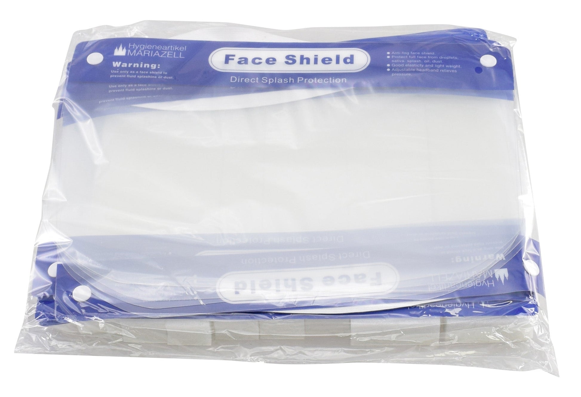 Gesichtsvisier - Set 10 Hygieneartikel Mariazell BLS GmbH, Kopernikusstraße 1, 74670 Forchtenberg; Kontakt: mail@bls.de