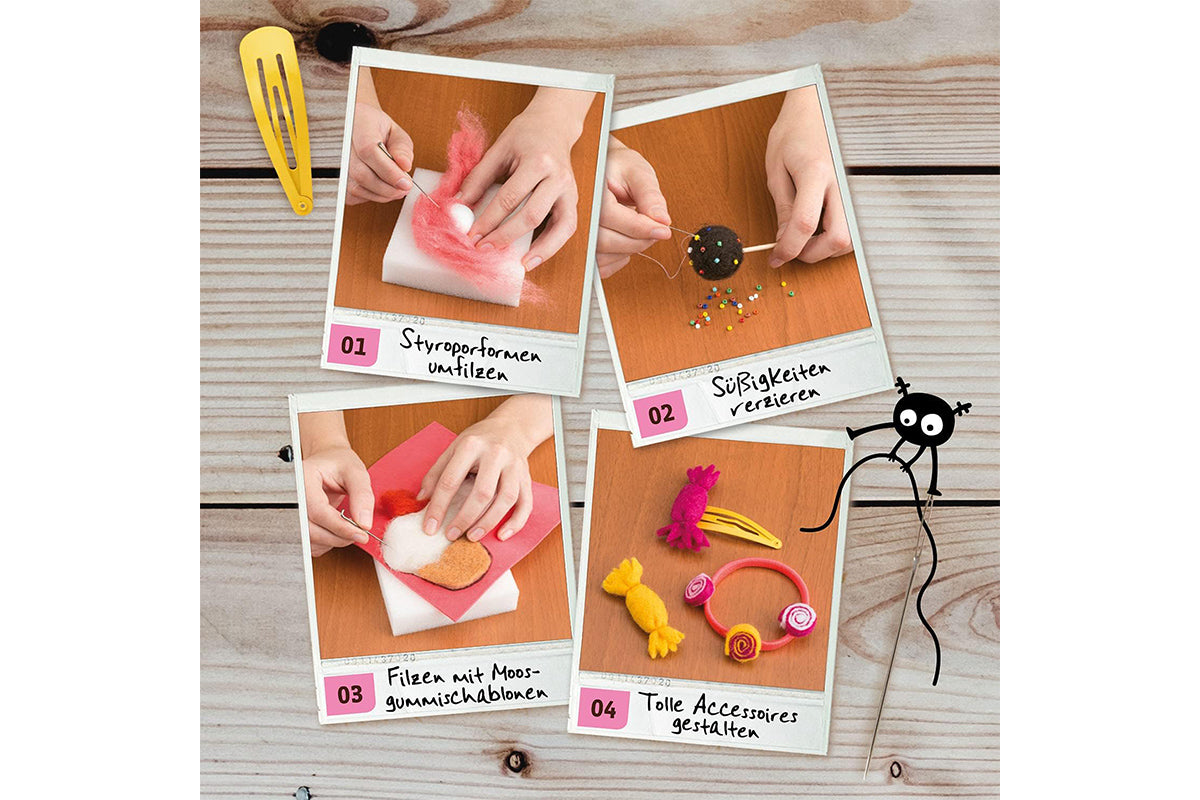 Atelier de feutrine en boîte à loisirs créatifs