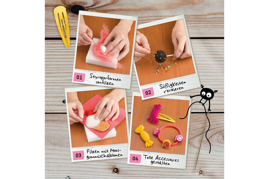 Atelier de feutrine en boîte à loisirs créatifs