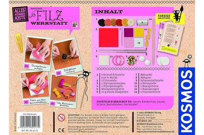 Atelier de feutrine en boîte à loisirs créatifs