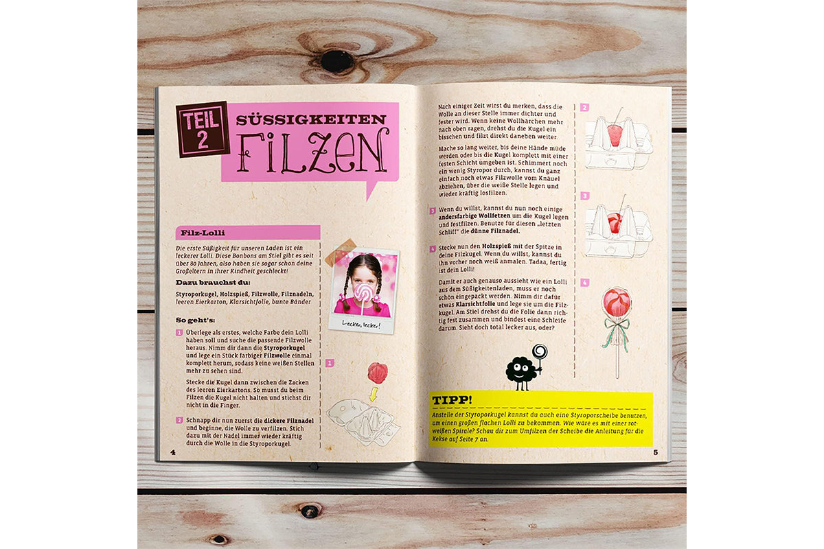 Atelier de feutrine en boîte à loisirs créatifs