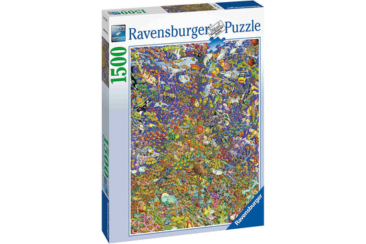 Puzzle - Poissons multicolores